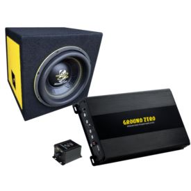 Ground Zero GZIW 10XSPL D2 Bass Kit-C 2x2 Ohm