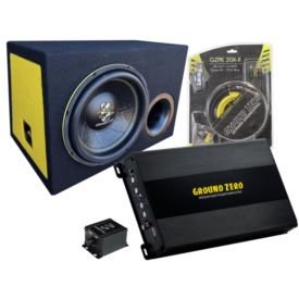 Ground Zero GZIW 10XSPL D2 Bass Kit-BRk