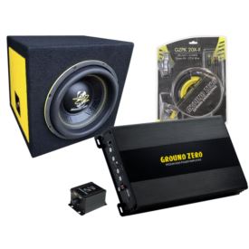 Ground Zero GZIW 10XSPL D2 Bass Kit-Ck