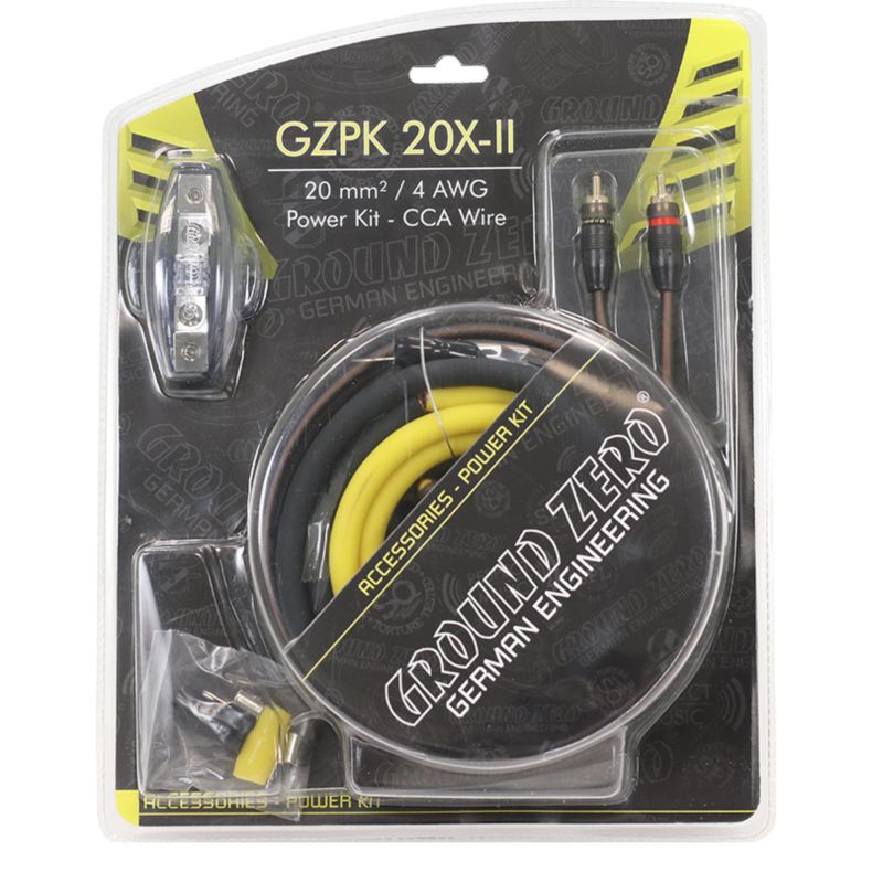Ground Zero GZPK 20X-II zestaw okablowania 20mm2